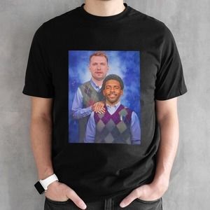 Step Brothers Luka Doncic Kyrie Irving Dallas Mavericks Basketball T-Shirt